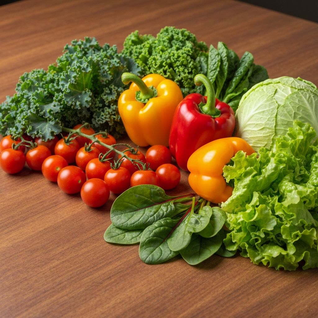 Verschiedene Gemüsesorten